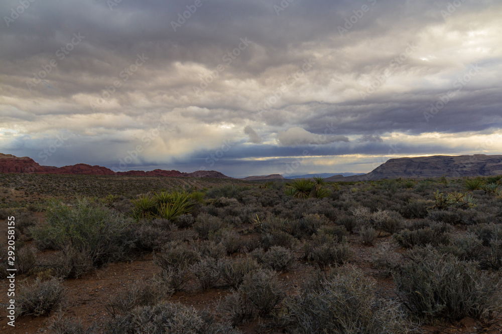 Desert Storm Over Red Rock