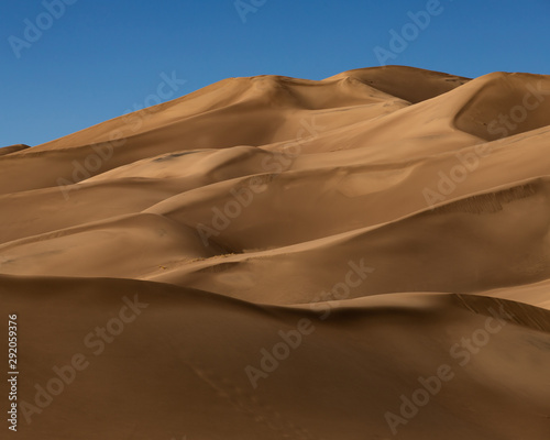 the Great Sand Dunes of souther Colorado offer wonderful views and miles of hiking 