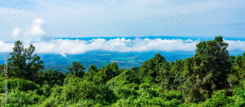 Looking down from Tanzania Highlands