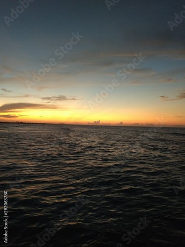 Sunset over the sea  © Nathan