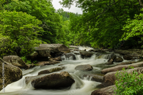 River Flowing in the Georgia Mountains