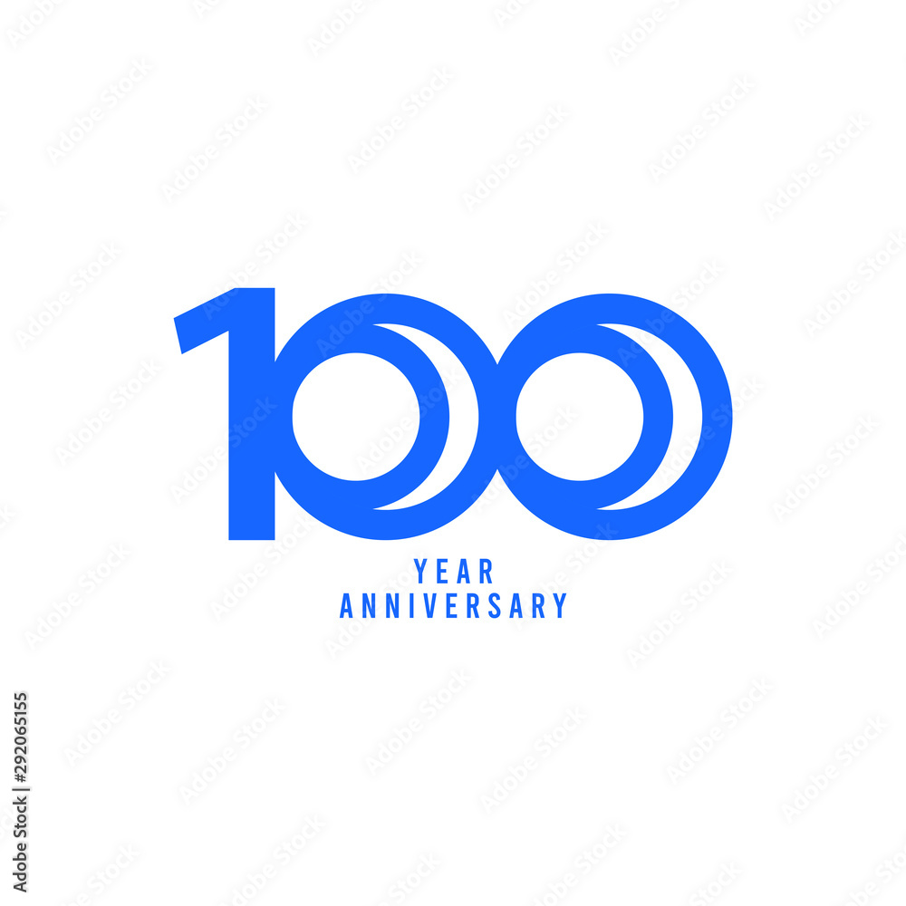 100 Years Anniversary Vector Template Design Illustration 100 Years Anniversary Vector Template Design Illustration