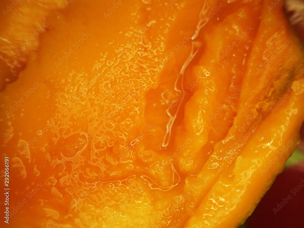 Juicy and fleshy mango fruit Juicy and fleshy mango fruit