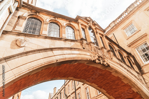 Hertford Bridge known as the Bridge of Sighs  is a skyway joining two parts of Hertford College  Oxford  UK