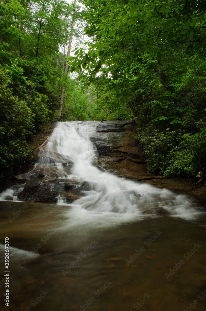 Waterfalls in Georgia Mountains