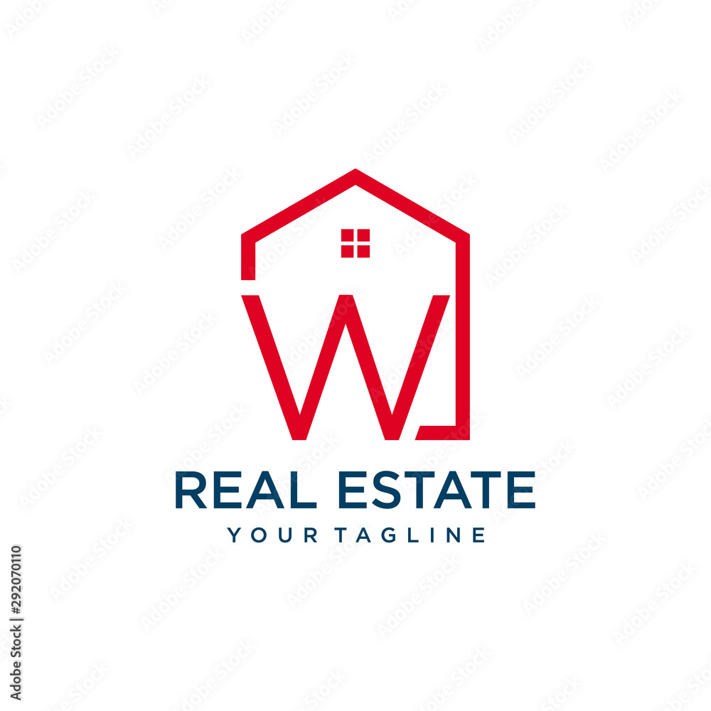 Letter W Roof House Logo Design Template, real estate company , jewelry or hotel logo design concept. - VECTOR Letter W Roof House Logo Design Template, real estate company , jewelry or hotel logo design concept. - VECTOR