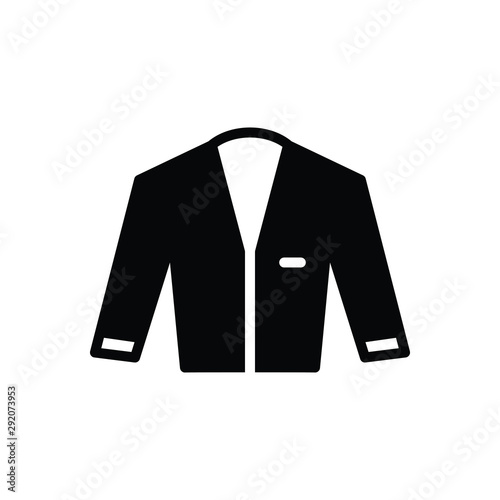 Black solid icon for wear togs