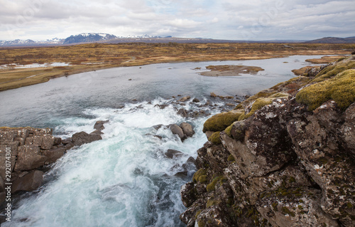 Oxara river in Thingvellir national park in Iceland © SierraLemon