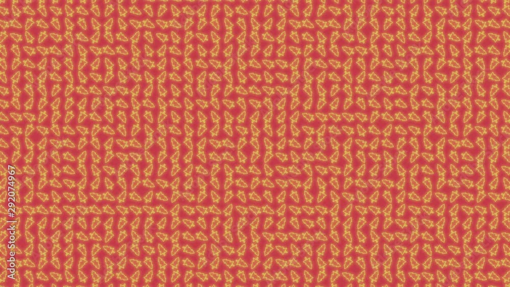 Christmas Tree Tiled Background Animation Pattern in Glowing Green and Red Christmas Tree Tiled Background Animation Pattern in Glowing Green and Red