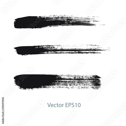 black brush stroke stripes © puttipong1v