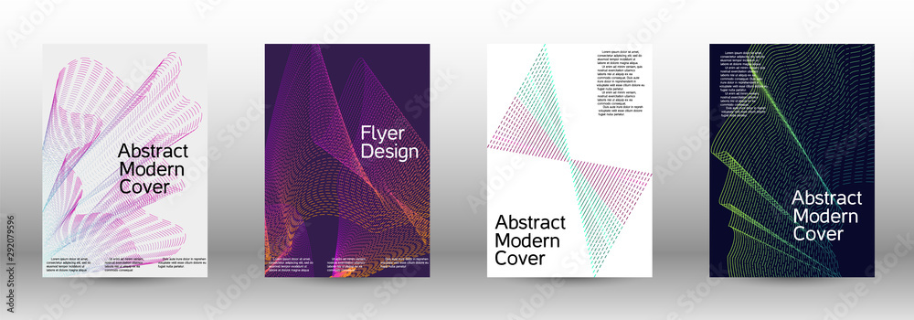Cover design template set 