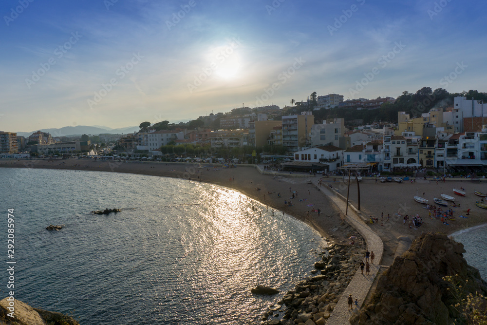 Blanes, Spain.  Coastal town of catalonia