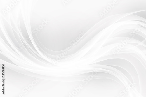 Web graphic element concept. Awesome smooth white light waves background.