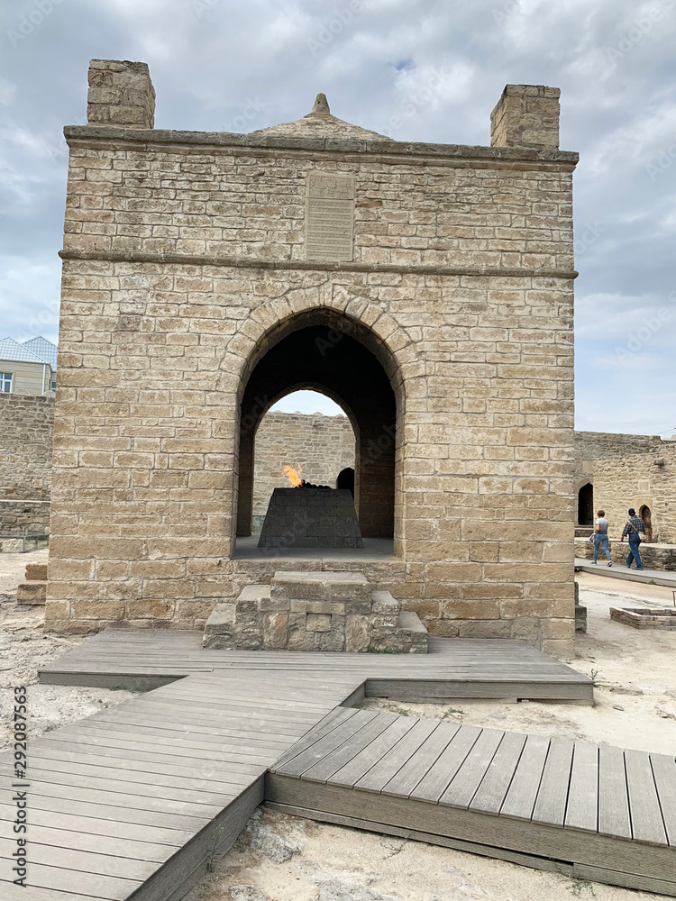  Azerbaijan. Ateshgah fire temple in Azerbaijan