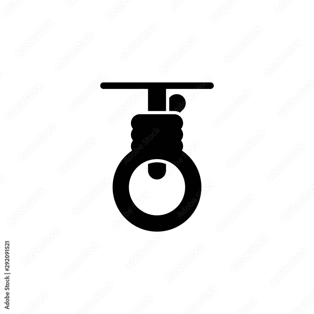 Obraz premium gallows solid icon