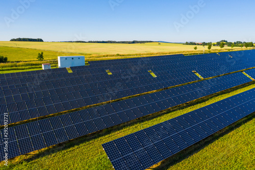 Solar panels as a symbol of renewable energy