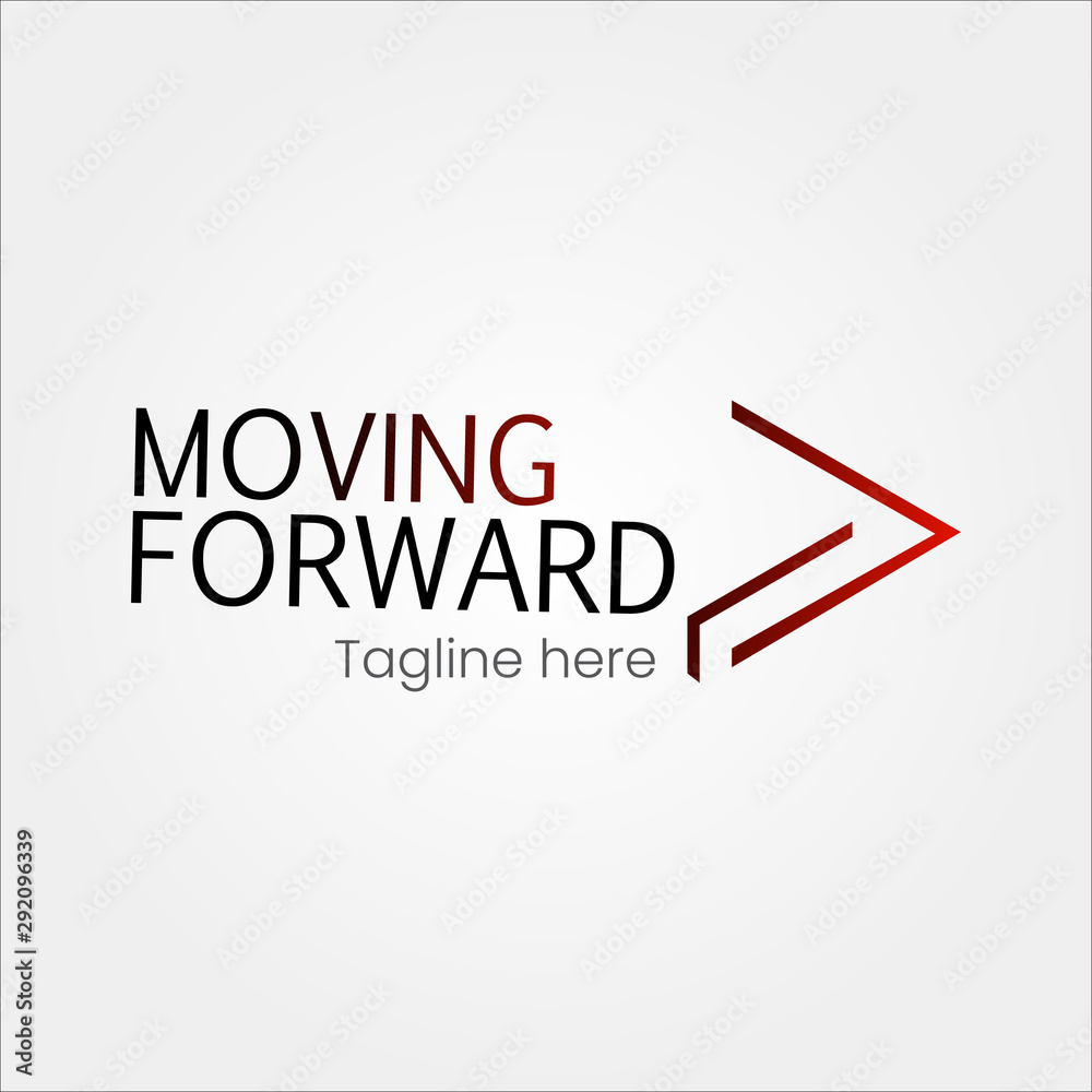 Fototapeta premium Arrow Forward UP Logo Logotype Symbol sign icon template for business office 
