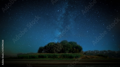 night landscape stars 