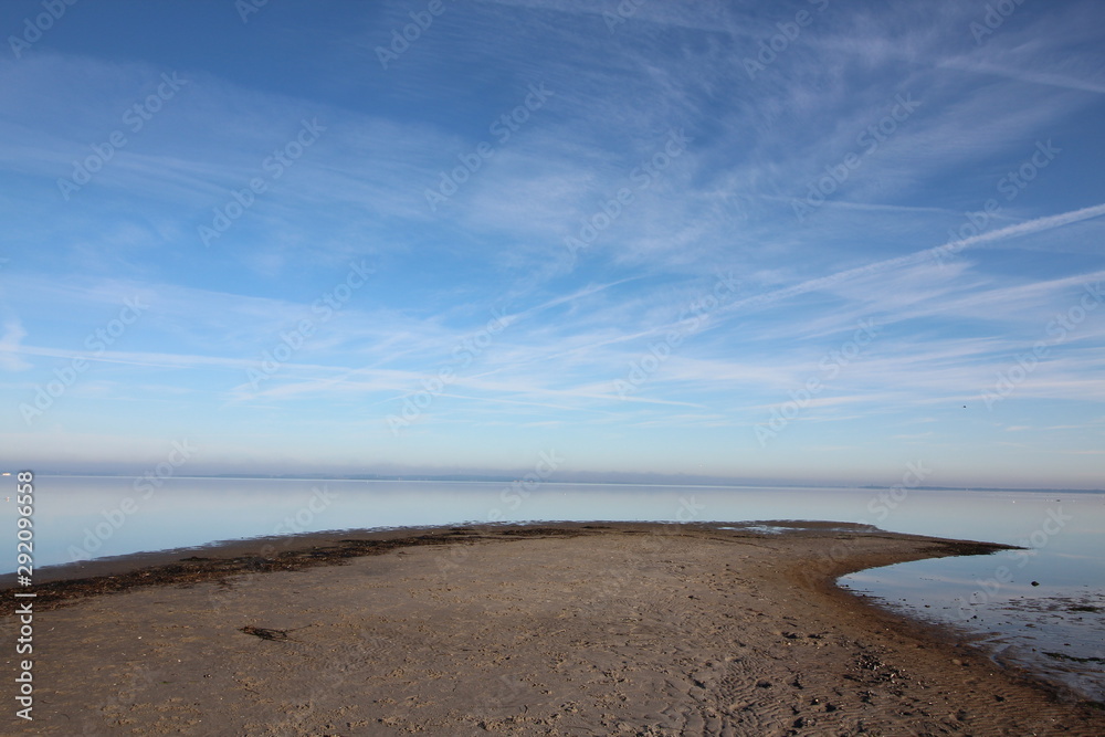 Quiet morning at the Limfjord, Denmark. Perfect calm for meditation.
