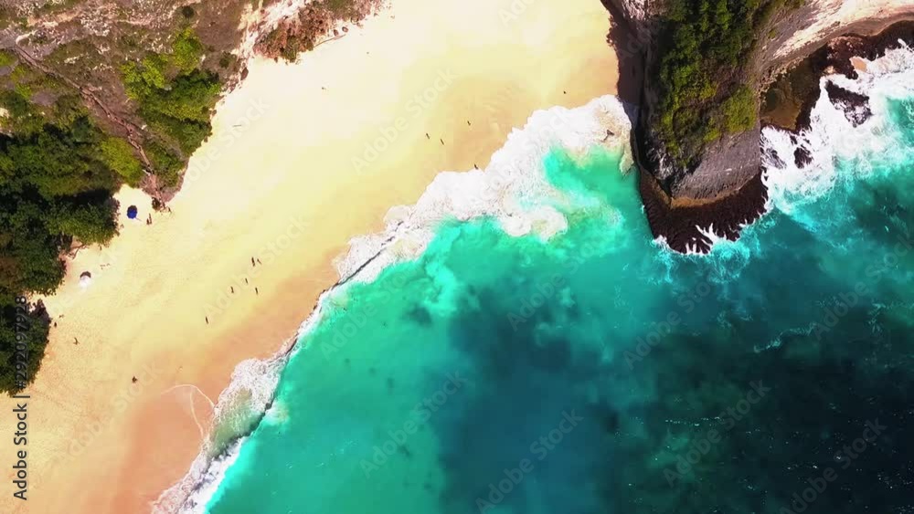 Coast in Bali, Indonesia, Droneshot, Aerial View
