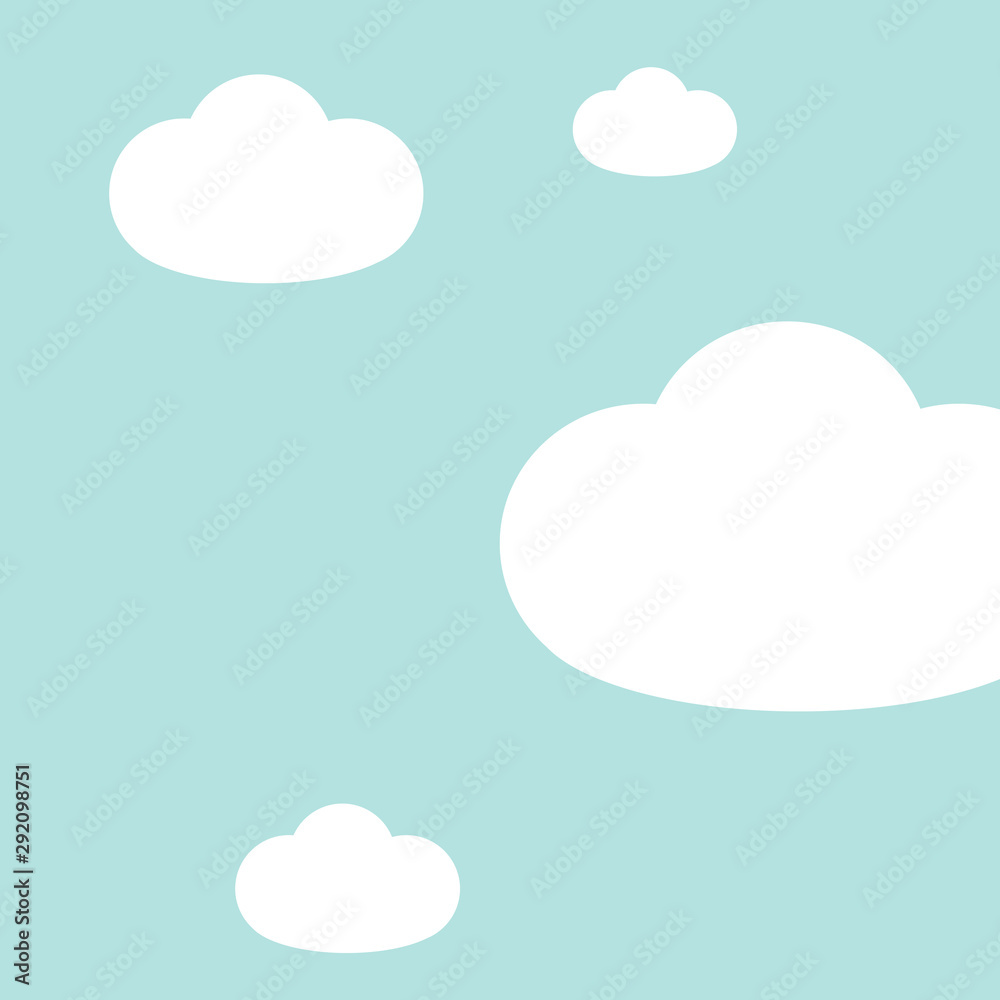 Sky background vector illustration