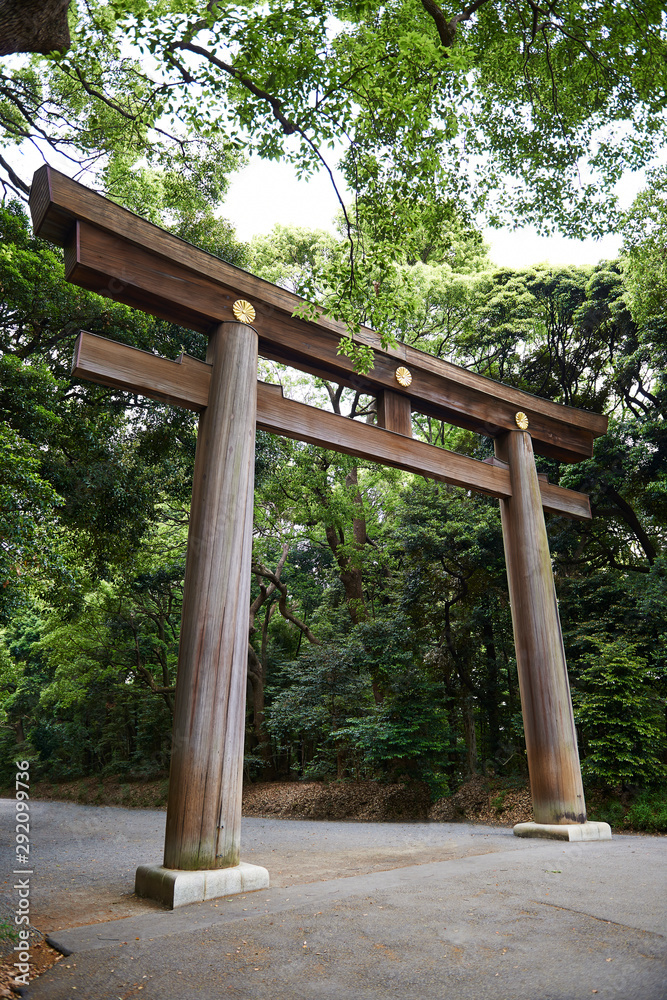Naklejka premium Japanese shrine