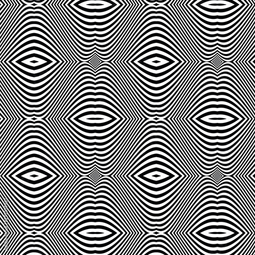 abstract seamless  black and white background vector. stripe background 