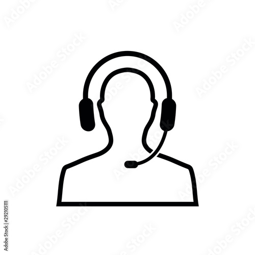 operator icon. call center service icon