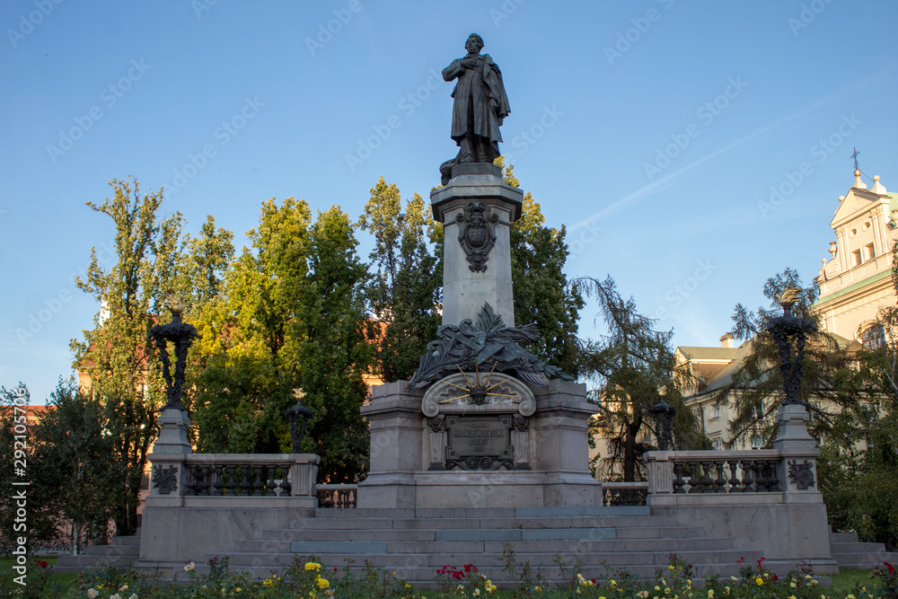 Monument to Adam Mickiewicz is monument erected in honor of the great Polish poet, political journalist, activist of the national liberation movement in Warsaw.