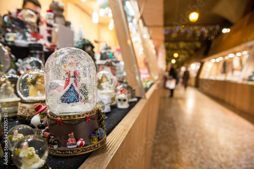  christmas balls and decorations in Bologna Italy