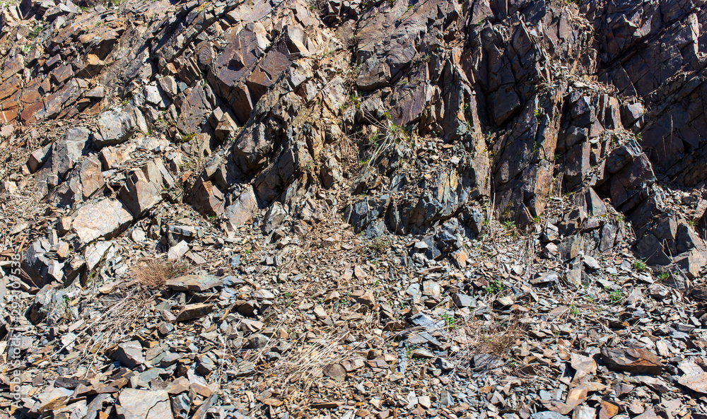 Rocks in the mountains as background Rocks in the mountains as background
