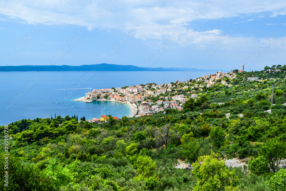 Makarska cityscape, Croatia.