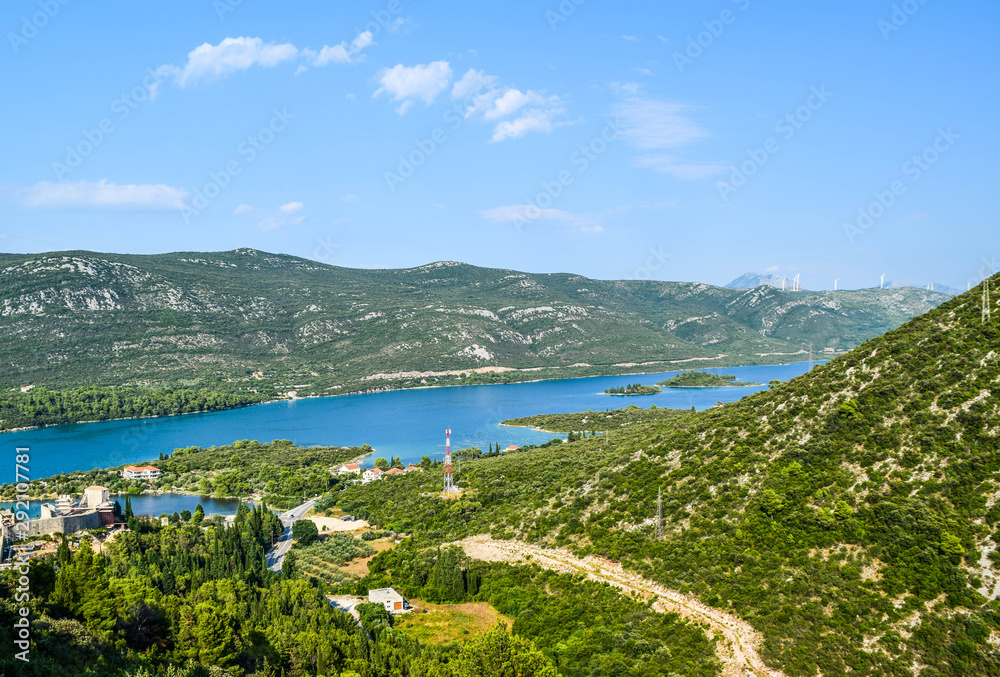 Peljesac Peninsula Landscape, Croatia.