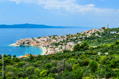 Makarska cityscape  Croatia.