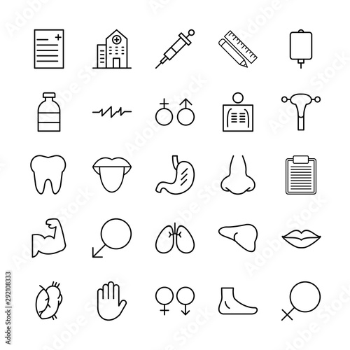 25 decent icon sheet of universal