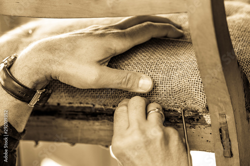 Принти на полотні upholsterer