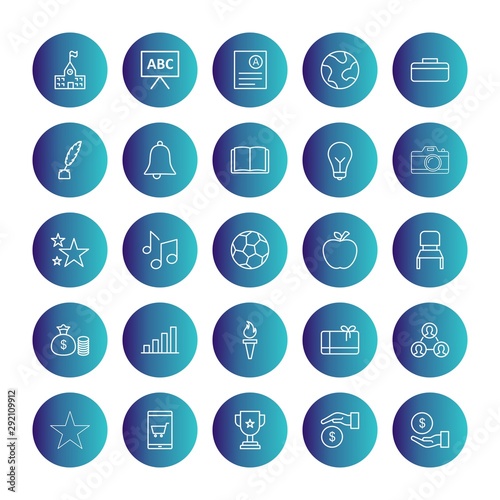  25 decent icon sheet of universal