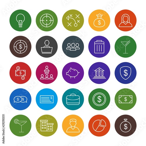 25 decent icon sheet of universal