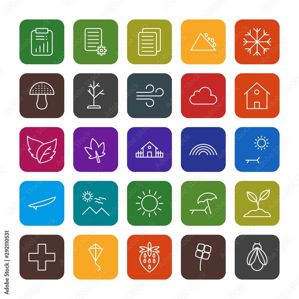 25 Universal icon sheet for your project 25 Universal icon sheet for your project