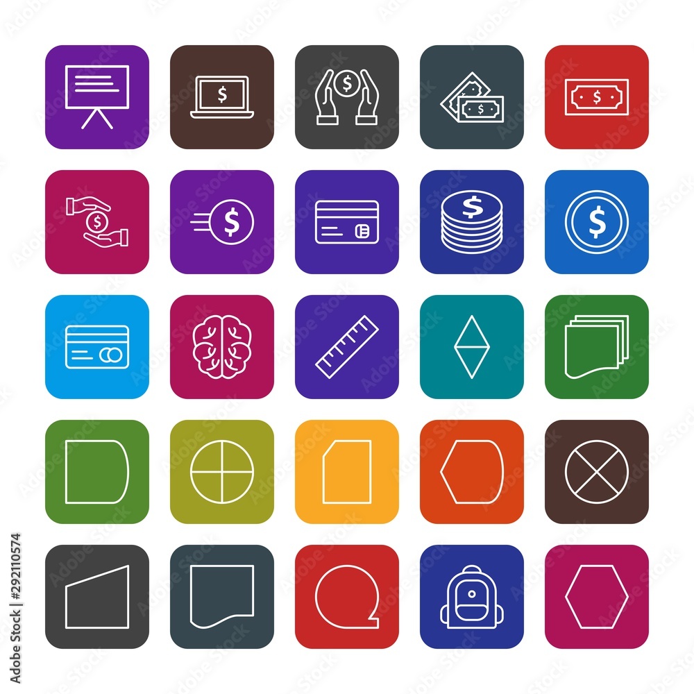 25 decent icon sheet of universal 25 decent icon sheet of universal