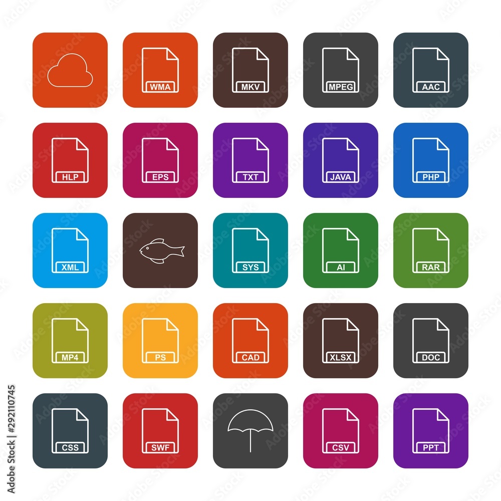25 Universal icon sheet for your project 25 Universal icon sheet for your project
