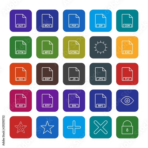 25  icon set of Universal  for your website and project
