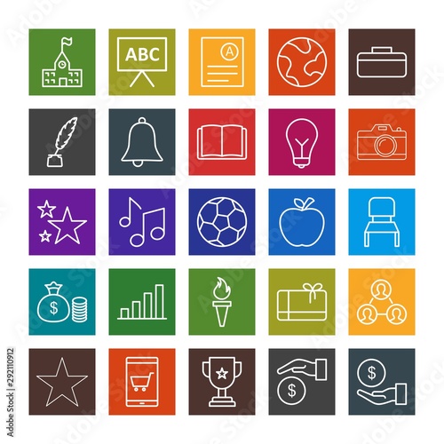  25 decent icon sheet of universal
