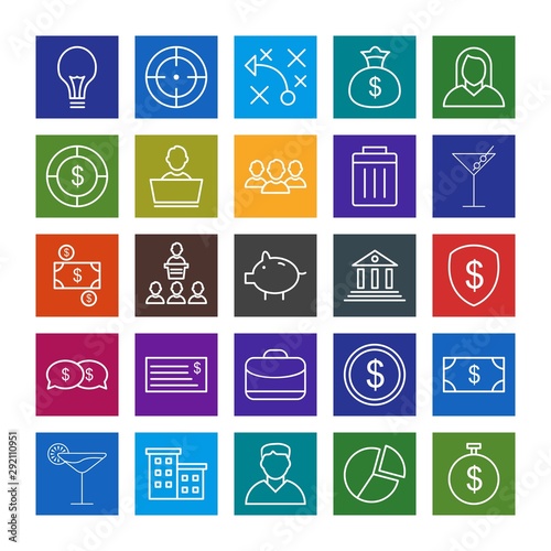25 decent icon sheet of universal
