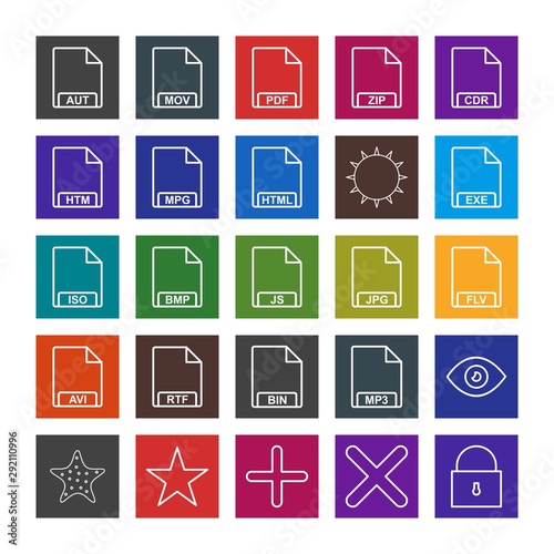 25  icon set of Universal  for your website and project
