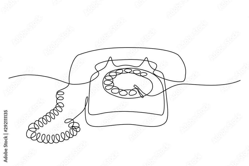 Update 84+ sketch of telephone - seven.edu.vn