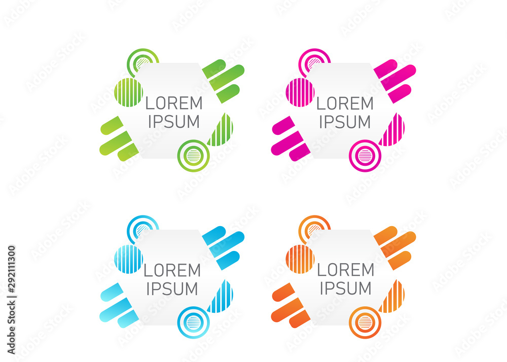 web bannner design. web banner template . gradient style web site element