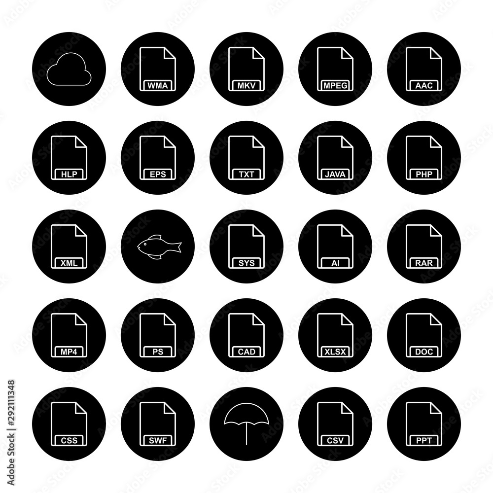 25 Universal icon sheet for your project 25 Universal icon sheet for your project