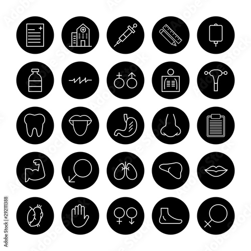 25 decent icon sheet of universal