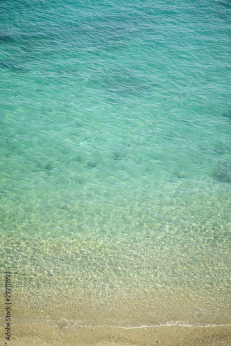 sea breaking against the beach